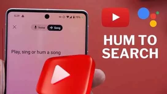 Hum to search feature in youtube