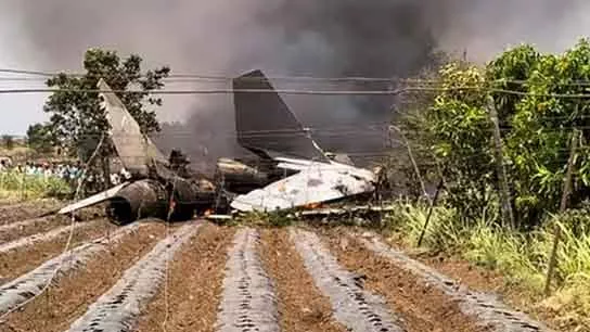 Sukhoi fighter jet crash