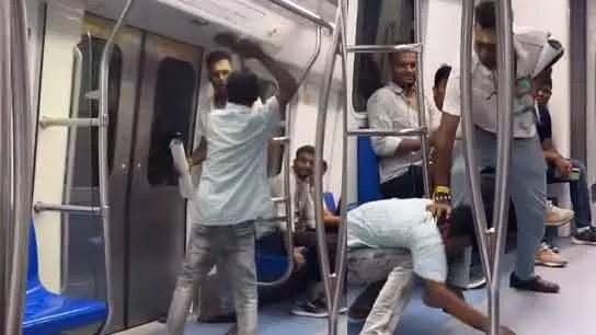 Slapped by chappal in delhi metro