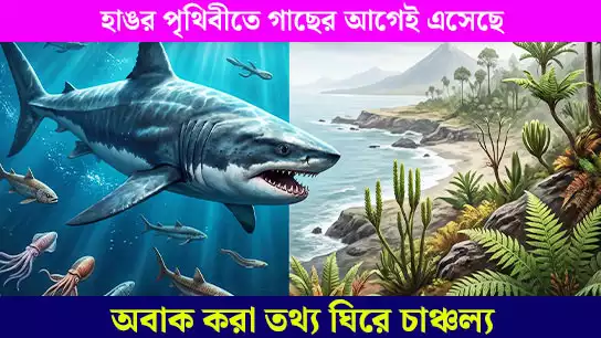 Sharks existed before trees